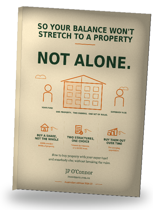 Not Alone. — SMSF property co-ownership when your balance is small